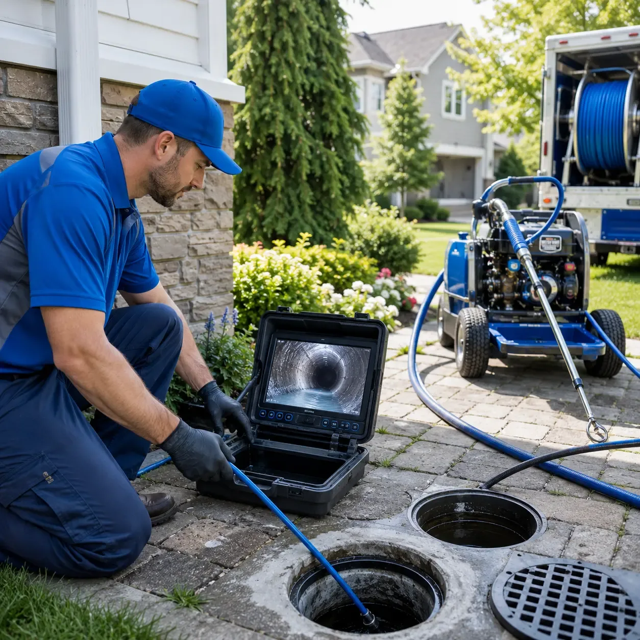 Outdoor drain cleaning professionals serving Grandin, MO